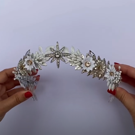 Tiara de Plata Clásica - Cosas Monas